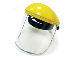 BOSSSAFE FACESHIELD HARNESS + YELLOW BROWGUARD